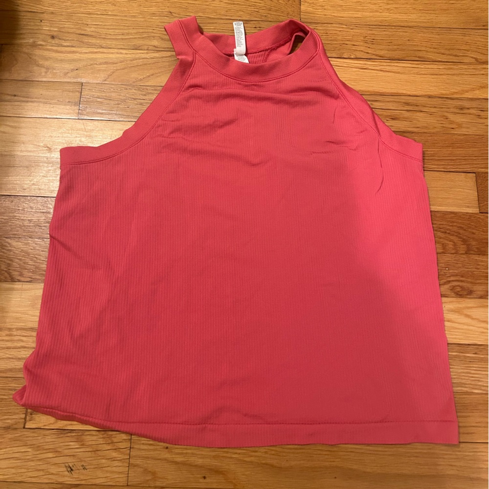Like New Ribbed Pink Athleta 2x Tank